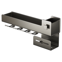 1434 toothbrush rack gun ash free punch wall-mounted mouthwash cup bathroom tooth cup washbasin toothbrush rack