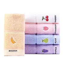 Jieliya serviette pour enfants pur coton lavage du visage ménage bébé lavage du visage serviette pour enfants adulte dessin animé petite serviette 3641