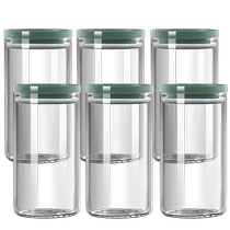 Food sealed jar large capacity canned glass storage jar home kitchen transparent grain storage box 2239