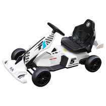 1593-QIKE kart childrens electric stroller 2-10 years old electric car electric four-wheel vehicle dual drive