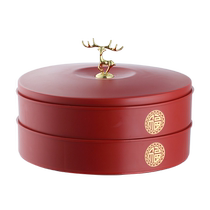 Fruit tray Living room Home tea table Dry fruit Box New Year Candy Boxes 2023 New Nuts Snacks Placed Pan Snow 668