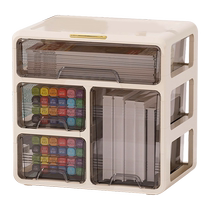 Large-capacity medicine storage box for family use divided into compartments to store medicines and medicines small medical box Huanghe 1117