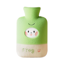 Hot water bottle filled with water thickened explosion-proof hot water bottle hot compress for uterus and abdomen hand warmer for female students plush and cute 1658
