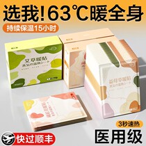 12h constant temperature) warm patch for baby mugwort patch for aunt warm palace for cold and fever warm body and hot compress patch for girls 893