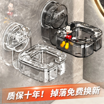 Suction cup hair dryer holder without punching hair dryer rack lazy wall hanging bathroom bathroom storage 3155