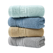 Jialiya towel pure cotton face wash household absorbent non-shedding bath towel for men and women pure cotton thickened hotel face towel 814
