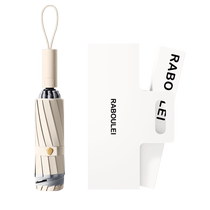 Reverse fully automatic umbrella extra large thickened and reinforced mens home folding car-mounted heavy rain special double 1602