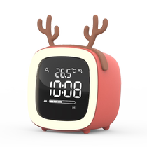 Smart alarm clock for primary school students special wake-up artifact for children girls and boys cute bedroom multi-functional new model 2129
