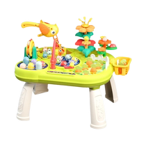Game table for infants and young children multifunctional building blocks early education learning table 0 to 1 year old baby educational toy flagship store 2895