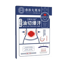 Oil-cut sweating abdominal oil-absorbing patch mugwort big belly patch moxibustion patch 2860