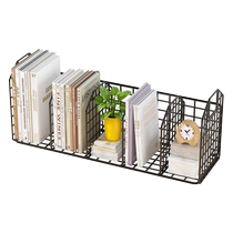 Children and students simple bookshelf desktop storage rack desk small storage artifact iron book rack Huanghe 1117