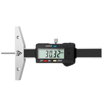日本三量细杆数显深度尺0-50mm轮胎花纹深度尺3368小孔沟槽测量仪