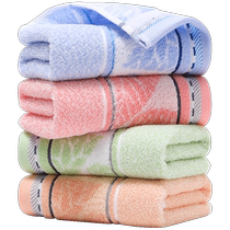 Gold towel pure cotton face wash household adult bathing lint-free soft cotton antibacterial thickened face cleansing towel 223