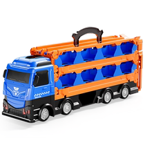 Childrens Day gift alloy ejection track truck folding storage car boys and girls toys deformation 551