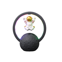 Astronaut Bedside Lamp Night Light Bedroom Atmosphere Decoration Table Lamp Mobile Phone Bluetooth Speaker Girl Birthday Gift 1523