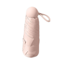 Sun capsule umbrella sun protection UV protection rain or shine 50% off ultra-light compact portable capsule parasol 1074