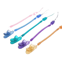 Pacifier anti-fall chain baby pacifier newborn silicone baby teething toy can be boiled anti-chain fall off 3586