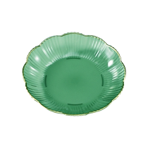 Bone spitting dish household small plate snack dish fruit plate table garbage spitting bone slag plate storage plate dish 2259