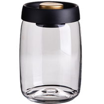 Glass sealed tea can vacuum and moisture-proof storage small dry goods storage can coffee powder bottle storage 2378
