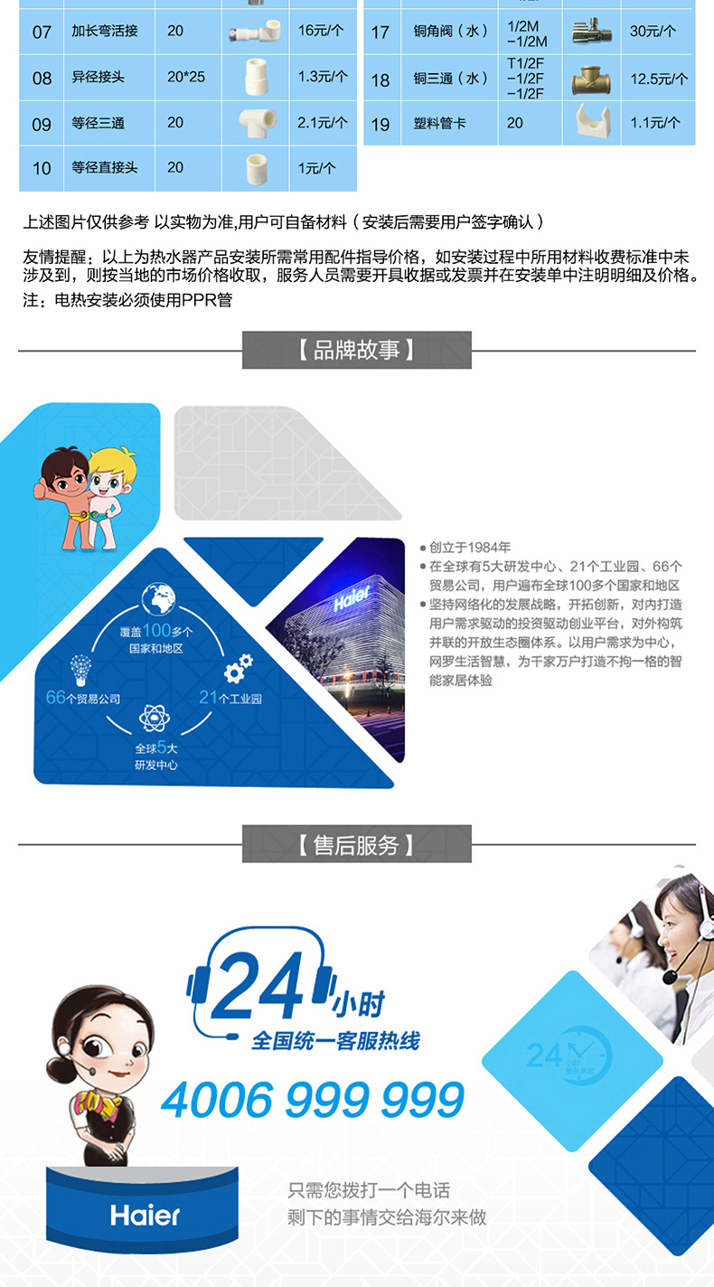 海尔 一级能效 电热水器 60升 2000W 图11