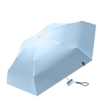 Mini sun protection parasol anti-UV compact portable ultra-light sunny and rainy dual-use folding umbrella 1602