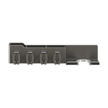 Toothbrush rack hair dryer bracket bathroom punch-free wall-mounted tooth cup hair dryer hanger 2200
