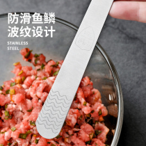 304 stainless steel stuffing picking spoon for making dumplings stuffing scoop dumpling tool stuffing stirring spoon stuffing picking tool 1557