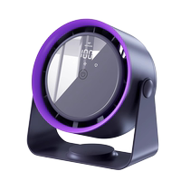 Small fan desktop electric fan small 2024 new air circulation fan light sound home office table 2971