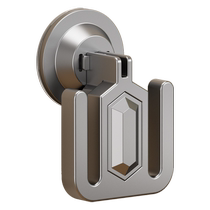 Bathroom punch-free suction cup slipper rack bathroom toilet wall-mounted storage rack behind the door drain storage artifact 2262