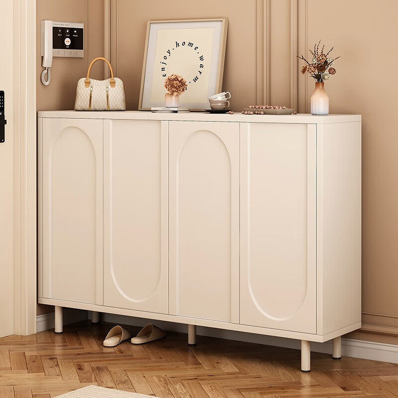 Home Shoe Cabinet Doorway Home Modern Minima Large Capacity Integrated Shoe Cabinet Close To Wall 2023 New 1853-Taobao
