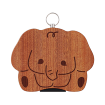 Weijia Elephant mini food supplement cutting board household baby ebony solid wood cutting board fruit cutting board 2602