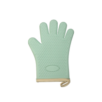 Silicone gloves anti-scalding thickened kitchen oven microwave oven insulation high temperature resistant non-slip baking gloves 1648
