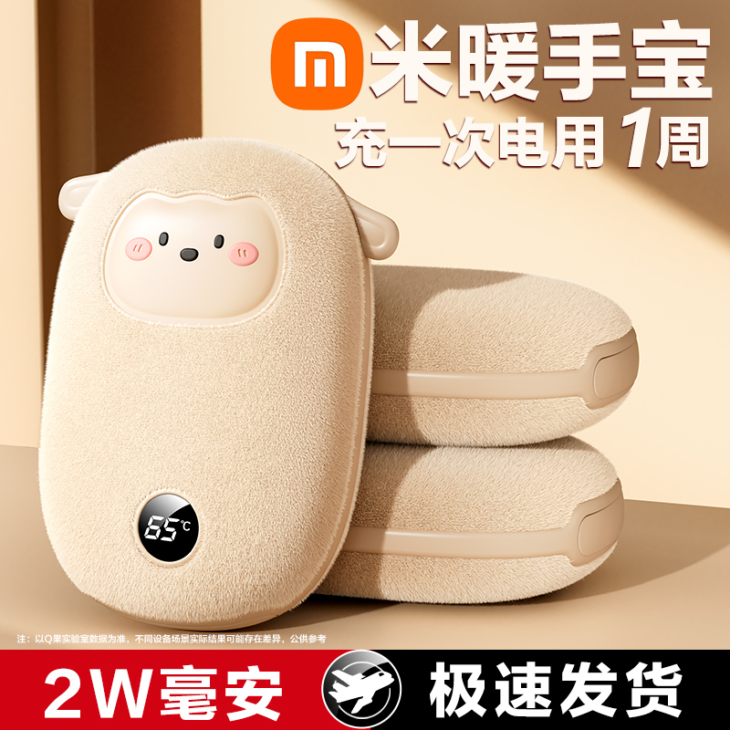 Warm Hands Treasure Charge Bao Two-in-one Warm Baby Holding Portable Girl Cute Plush Hot Water Bag God 893-Taobao