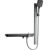 Shower head set household constant temperature simple topless spray split toilet bathroom copper booster nozzle 1286