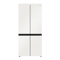 Haier 505-liter cross-door full-space fresh-keeping zero-embedded first-class colored crystal glass household refrigerator 02