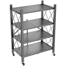 货架置物架多层落地储物快递家用仓库收纳可移动阳台铁架子1759