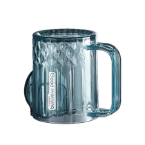 Household light luxury mouthwash cup toothbrush cup couple wash cup 2259 simple student dormitory bathroom transparent mouthwash cup