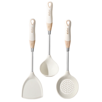 German silicone non-stick cooking spatula food grade high temperature resistant household soup colander kitchenware 1789