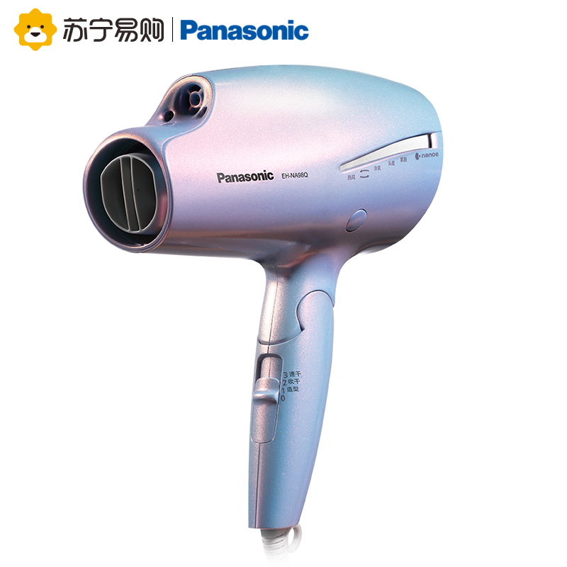 panasonic hair dryer household high-power nano-water anion hair protection mute cylinder eh-na98q