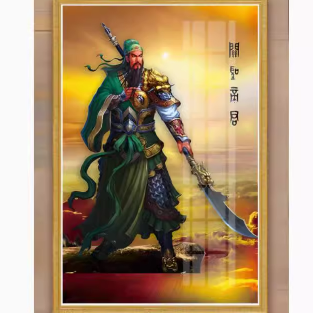 关羽十字绣2025新款5d魔方钻石画关公关帝圣君武财神伽蓝菩萨人物