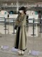 Korean Style Lazy Loose Casual Trench Coat for Women, Autumn 2024 New Model, Petite High-End Long Coat