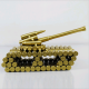 ແບບສ້າງສັນ 95 bullet shell tank model bullet bullet shell crafts veterans souvenir gift birthday