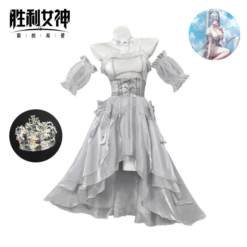 妮姬cos胜利女神 nikke cos 灰姑娘cos 水晶公主cos 二次元服超绝登场!_Cosplay女装_淘宝游戏网