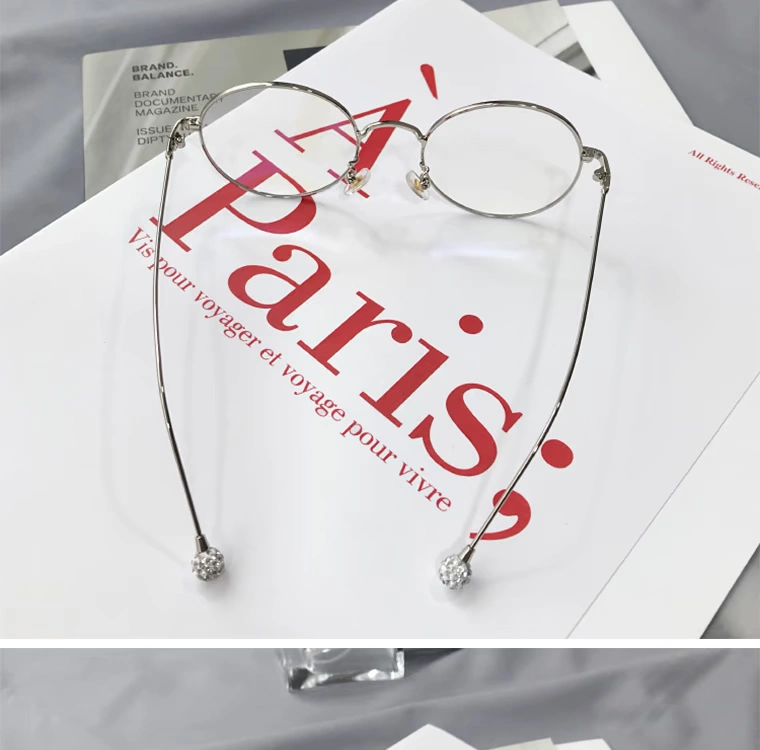 Phiên bản Hàn Quốc của thời trang phong cách Harajuku kính ulzzang khung nữ tròn kim loại có thể được trang bị mạng cận thị màu đỏ với thủy triều gọng kính
