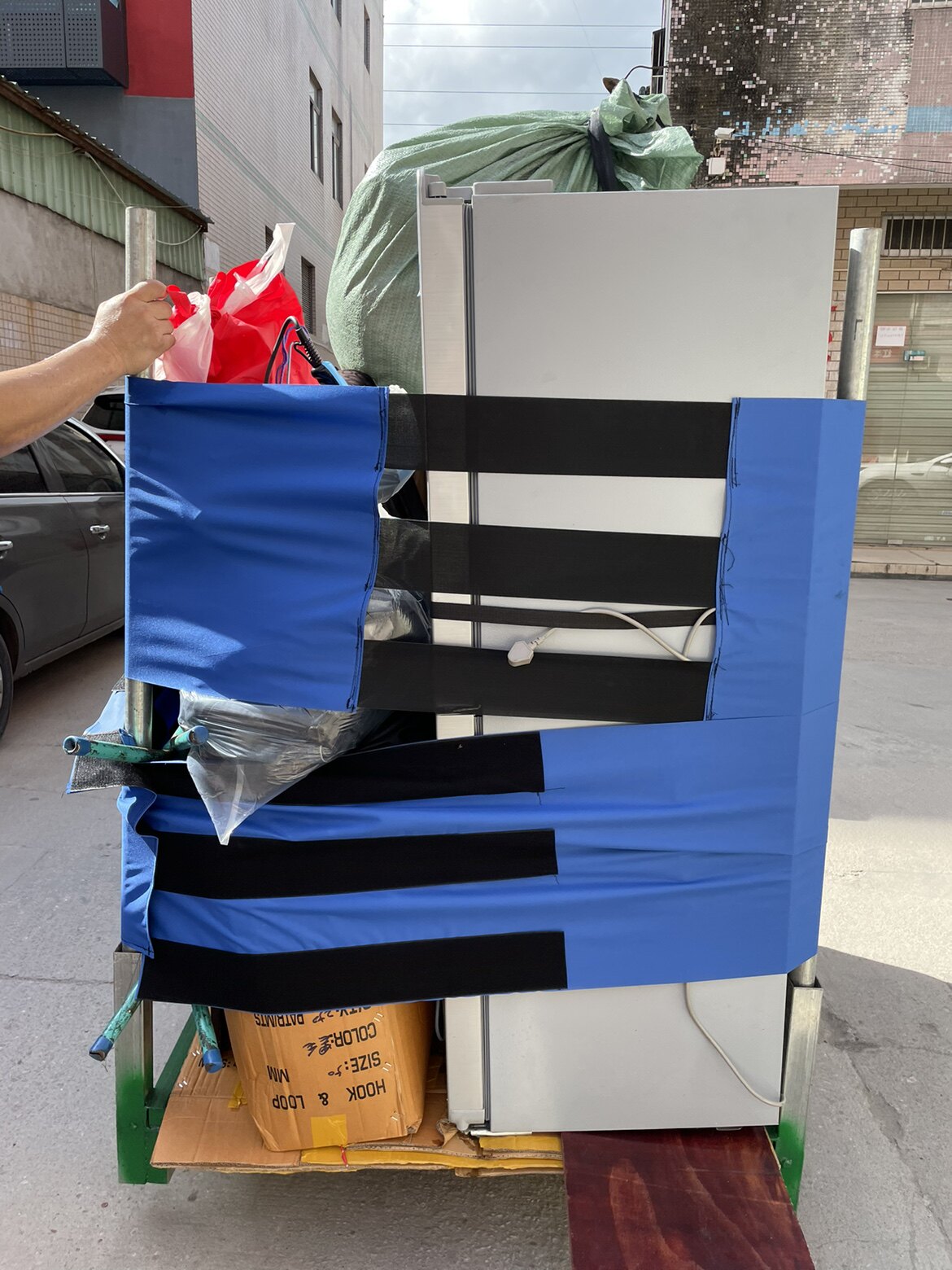 50cm Chuck-plate Nursery Strap Cargo Fixed Grip Leather Warehouse Logistics turn not upside down instead of stretch film