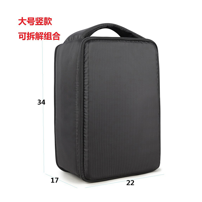 Double shoulder bag liner waterproof shockproof dust-proof and disassembly combined single eye digital camera liner bag photographic equipment bag