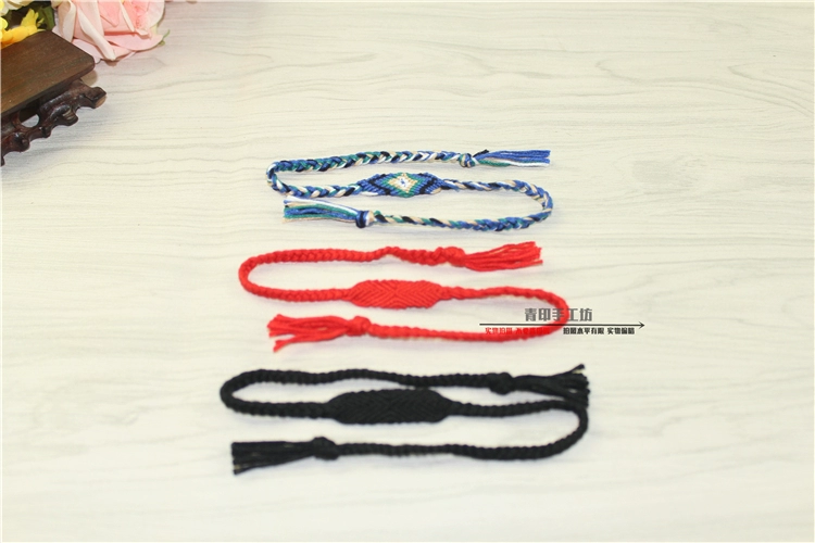 Chân đan tay đơn giản retro cá tính gió dân tộc vòng chân Thái phong cách retro chân dây nữ quà tặng sáng tạo vòng chân
