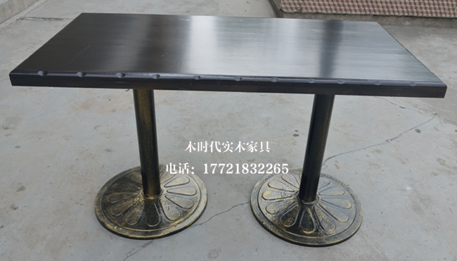 Bánh trà sữa đồ ăn nhẹ tráng miệng cửa hàng đồ nội thất nhà hàng bàn ăn + ghế ăn sắt rèn bàn hình chữ nhật 18 nội thất phòng ngủ