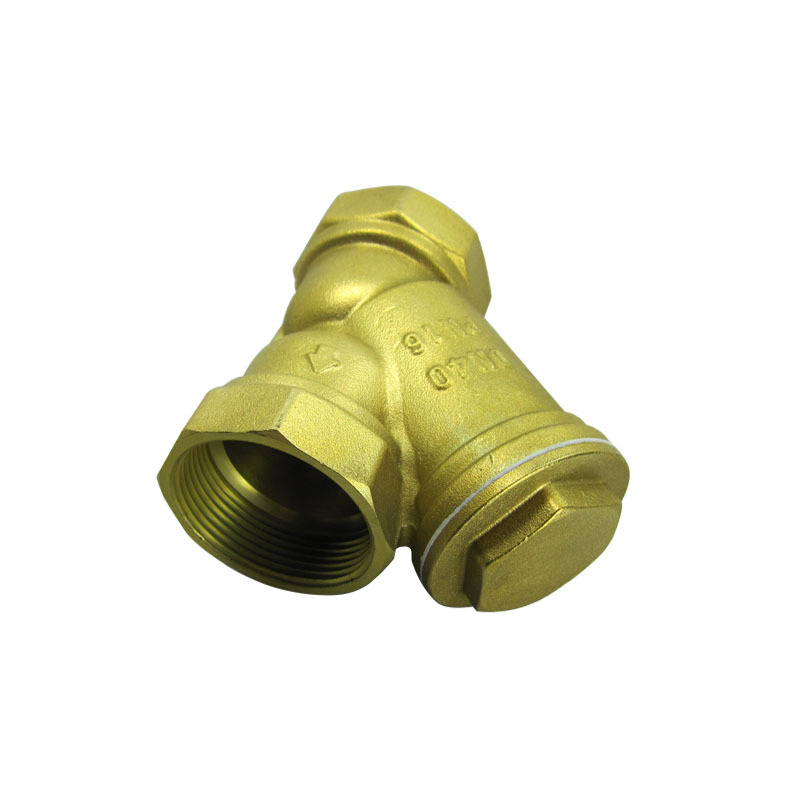 Yuhuan copper valve brass Y-type filter with filter screen filter valve 4 minutes 6 minutes 1 inch