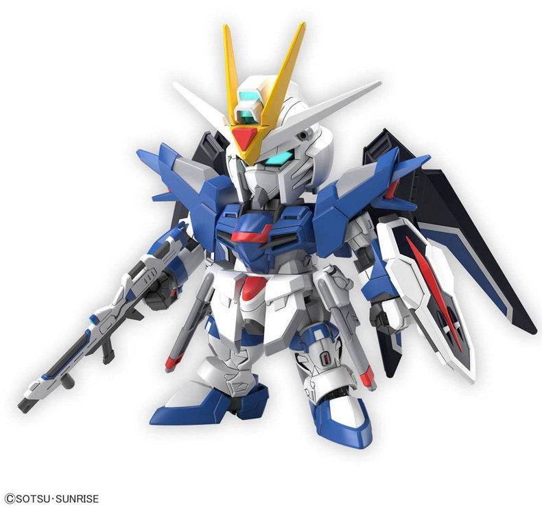 Игрушки из сериалов Gundam 万代拼装模型 q版sd sdex bb战士 飞升自由高达 Bandai